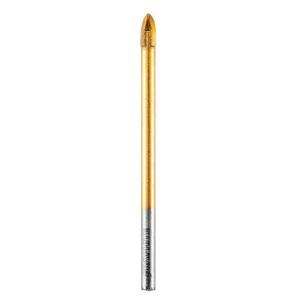 GRAPHITE Univerzális 4 élű üvegfúró, fa, műanyag, fém, kőzet, kerámia fúráshoz, 4mm 56H401