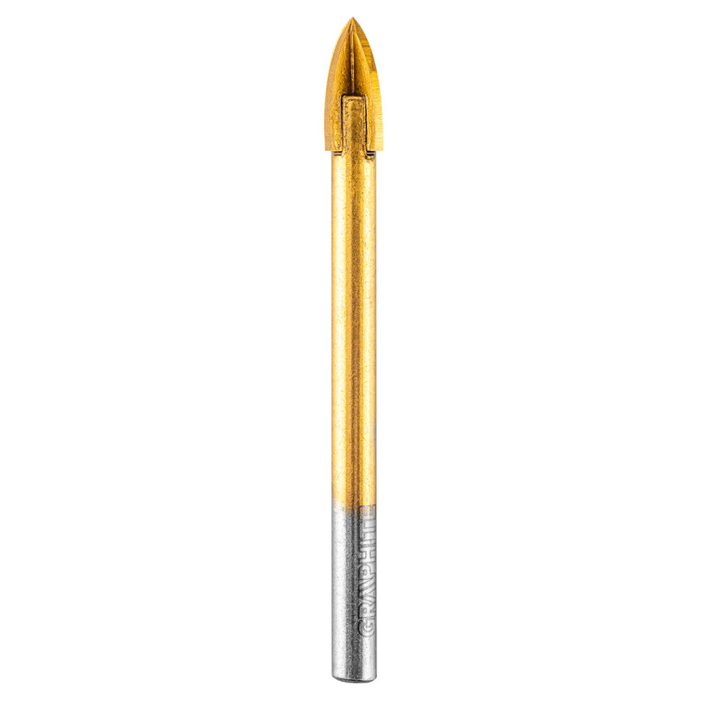 GRAPHITE Univerzális 4 élű üvegfúró, fa, műanyag, fém, kőzet, kerámia fúráshoz, 7mm 56H404
