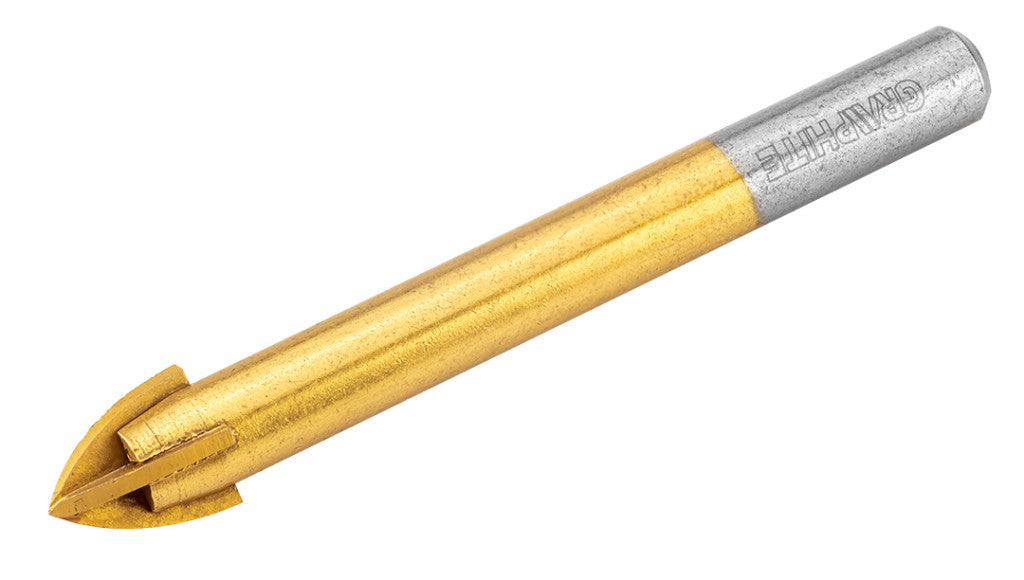 GRAPHITE Univerzális 4 élű üvegfúró, fa, műanyag, fém, kőzet, kerámia fúráshoz, 12mm 56H407