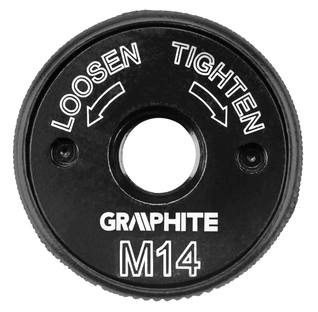 GRAPHITE Gyorsrögzítő anya sarokcsiszolókhoz, klikkes, M14 56H421