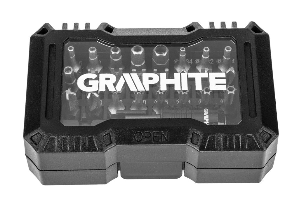 GRAPHITE Csavarhúzó bitkészlet, 32db 56H618