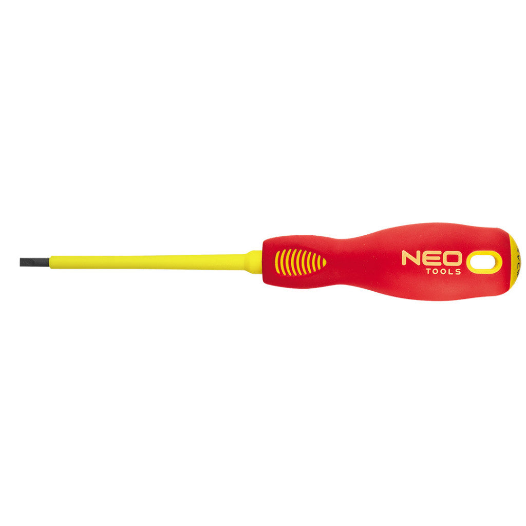 NEO TOOLS Csavarhúzó lapos 5.5X125 1000V szigetelt 25 év garanciával 04-054
