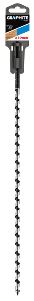 GRAPHITE Fafúró spirál 10x400mm 57H253