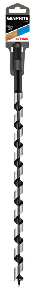 GRAPHITE Fafúró spirál 16x400mm 57H256