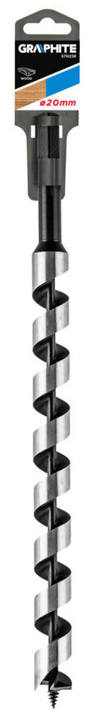 GRAPHITE Fafúró spirál 20x400mm 57H258