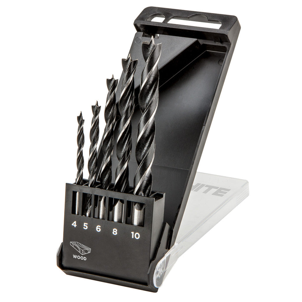 GRAPHITE Fafúró készlet spirál, 4.0 - 10mm, 5db 57H269