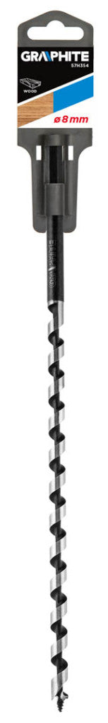 GRAPHITE Fafúró spirál 8x250mm 57H354
