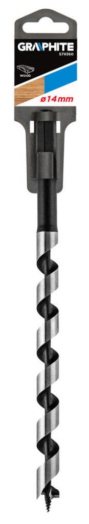 GRAPHITE Fafúró spirál 14x250mm 57H360