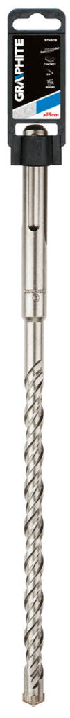 GRAPHITE Betonfúró SDS MAX 16x400, S4 type, 4 élű hegy 57H508