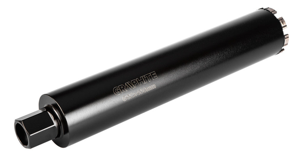 GRAPHITE Gyémánt magfúró korona, 82x450mm, 8 szegmenses, 58G540 géphez 57H861