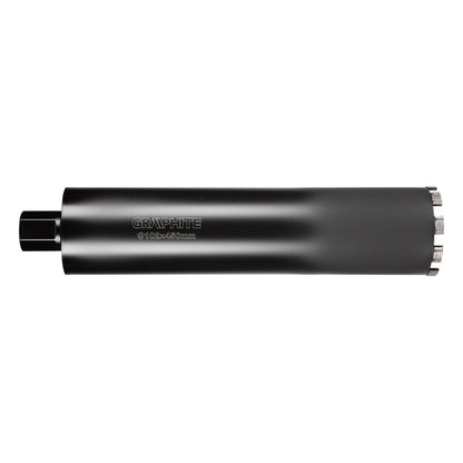 GRAPHITE Gyémánt magfúró korona, 102x450mm, 9 szegmenses, 58G540 géphez 57H862