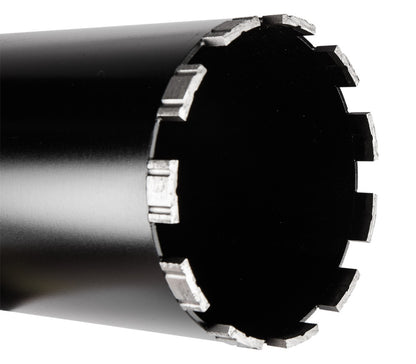 GRAPHITE Gyémánt magfúró korona, 122x450mm, 11 szegmenses, 58G540 géphez 57H864