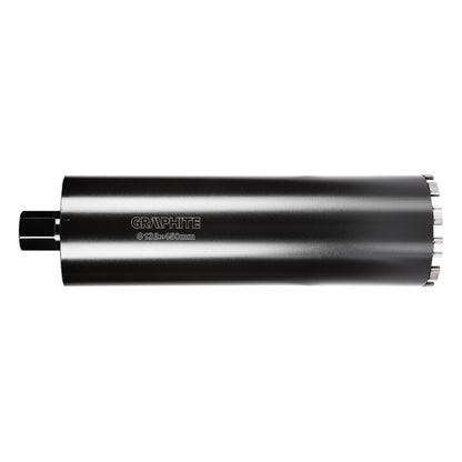 GRAPHITE Gyémánt magfúró korona, 132x450mm, 11 szegmenses, 58G540 géphez 57H867