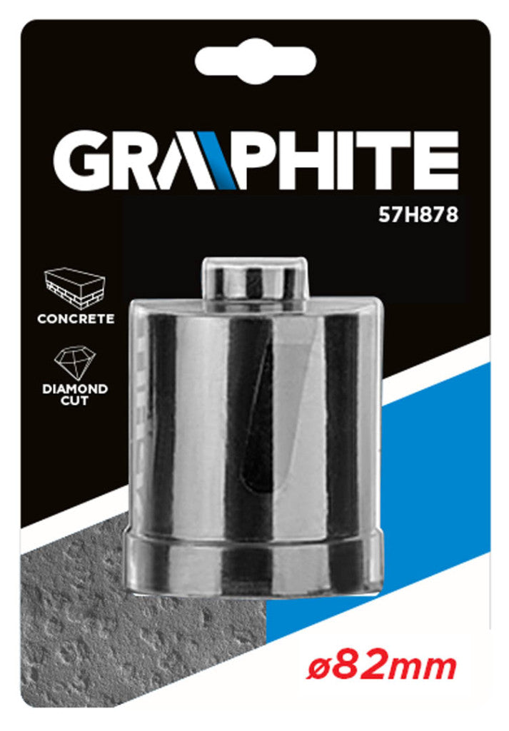 GRAPHITE Körkivágó, gyémántos 82x8x75mm 57H878