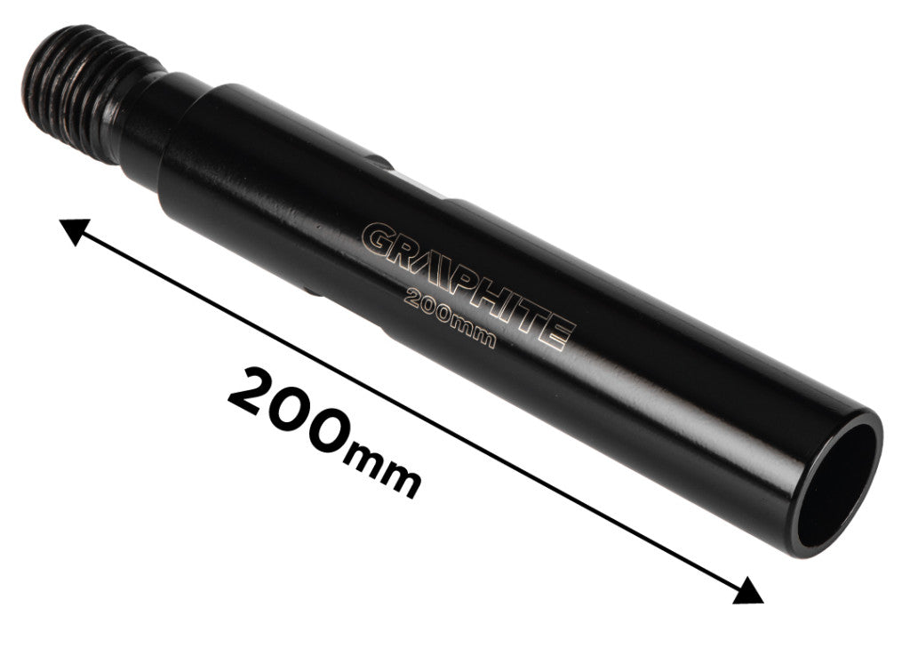 GRAPHITE Gyémánt magfúró korona toldószár, 200mm, 58G540 géphez 57H897