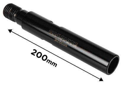GRAPHITE Gyémánt magfúró korona toldószár, 200mm, 58G540 géphez 57H897