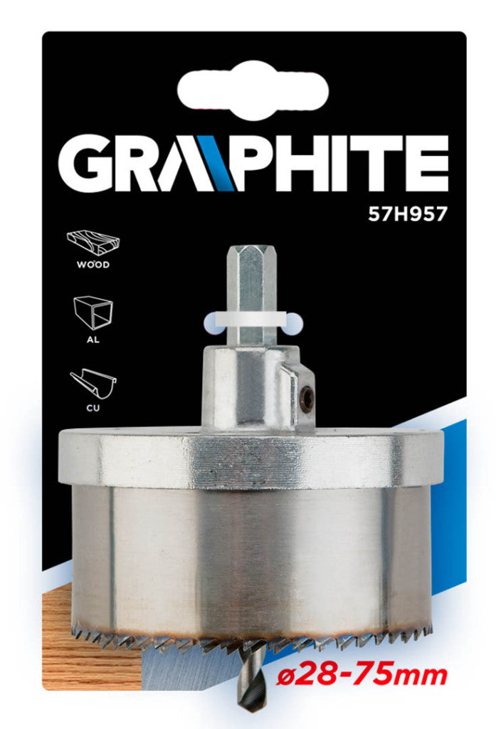 GRAPHITE KÖRKIVÁGÓ KÉSZLET 1/2" 5db 57H957