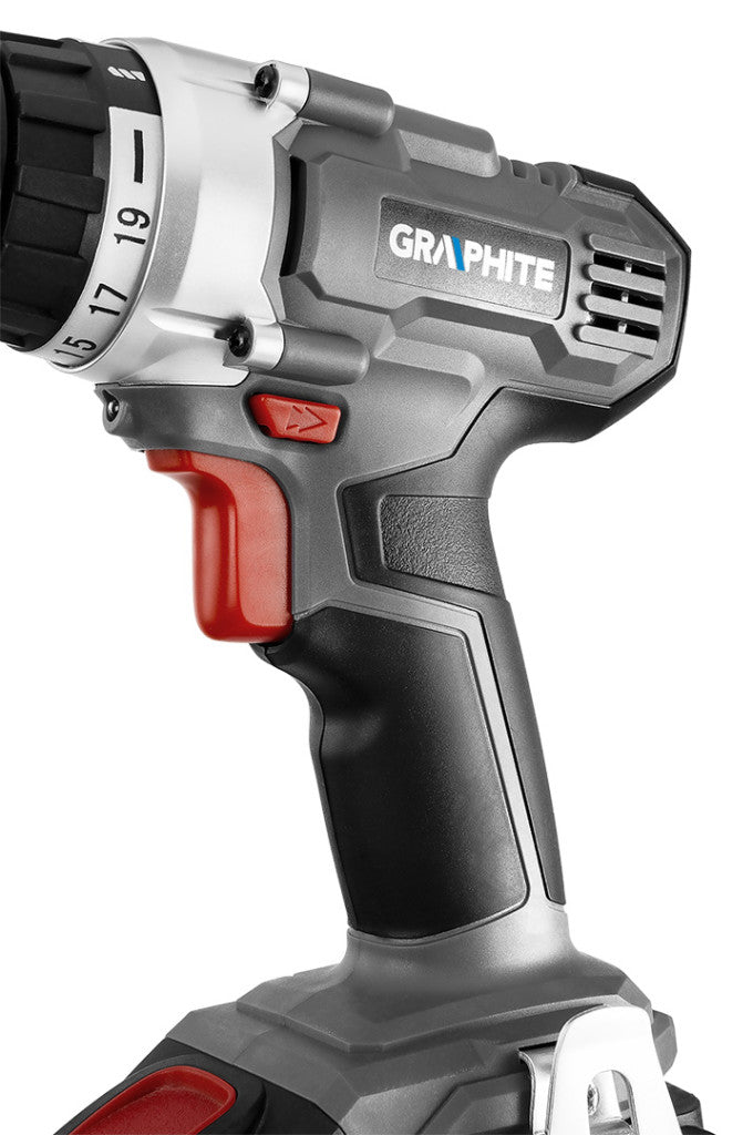 GRAPHITE Akkus fúró Energy+, 18V, 10mm gyorstokmány, akku nélkül!!! 3 év garanciával 58G000