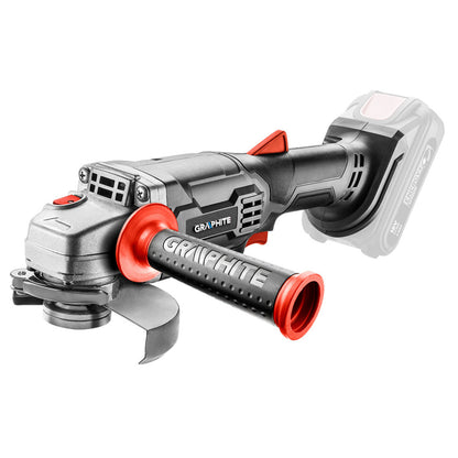 GRAPHITE Akkus sarokcsiszoló Energy+, 18V, 115x22.2mm, akku nélkül!!! 3 év garanciával 58G003