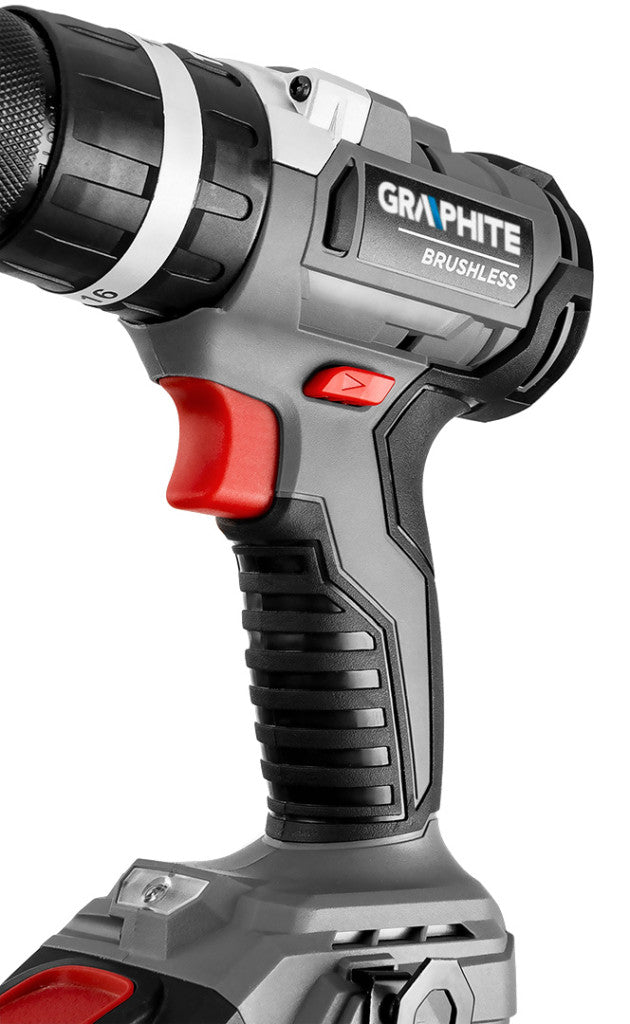 GRAPHITE Akkus szénkefementes fúró, csavarozó, ütvefúró Energy+, 18V, akku nélkül!!! 3 év garanciával 58G020