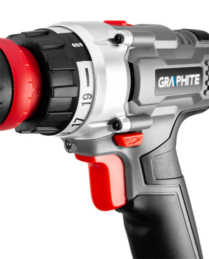 GRAPHITE Akkus fúró Energy+, 2db akku+töltő!, 18V/2Ah, levehető fúrótokmány 10mm, koffer 3 év garanciával 58G022-SET2