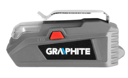 GRAPHITE Powerbank adapter + LED lámpa, Energy+, akku nélkül!!! 3 év garanciával 58G025