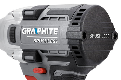 GRAPHITE Akkus szénkefementes ütvecsavarozó, Energy+ 18V, 330Nm, akku nélkül 3 év garanciával 58G028-1