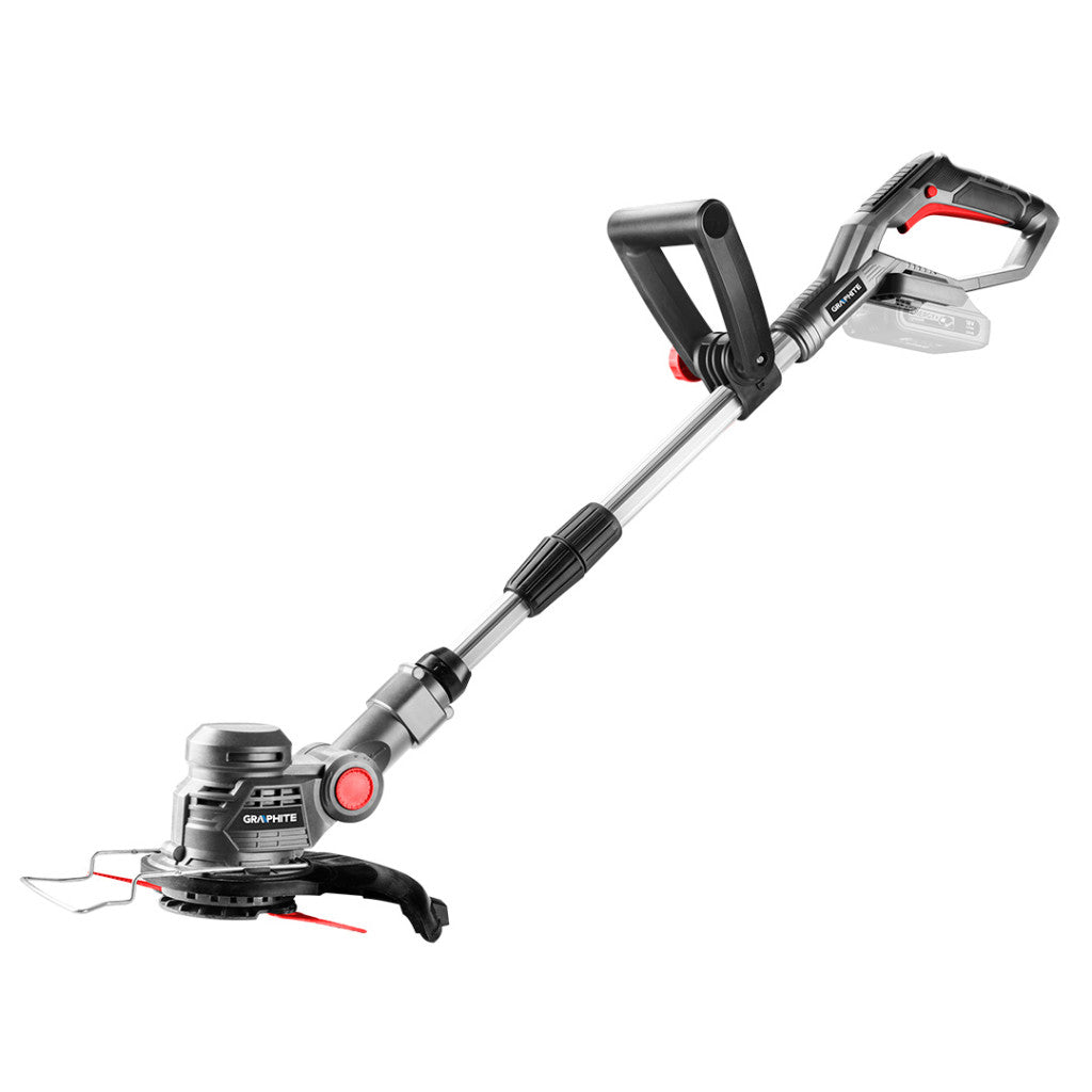 GRAPHITE Akkus fűkasza, fűszegélynyíró Energy+, műanyag késes, 18V, 254mm, akku nélkül!!! 3 év garanciával 58G030