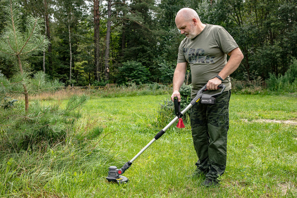 GRAPHITE Akkus fűkasza, fűszegélynyíró Energy+, műanyag késes, 18V, 254mm, akku nélkül!!! 3 év garanciával 58G030