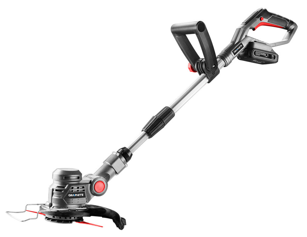 GRAPHITE Akkus fűkasza, fűszegélynyíró Energy+, műanyag késes, 18V, 254mm, akku nélkül!!! 3 év garanciával 58G030