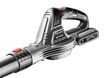 GRAPHITE Akkus lombfúvó Energy+, 18V, 190km/h, akku nélkül!!! 3 év garanciával 58G031