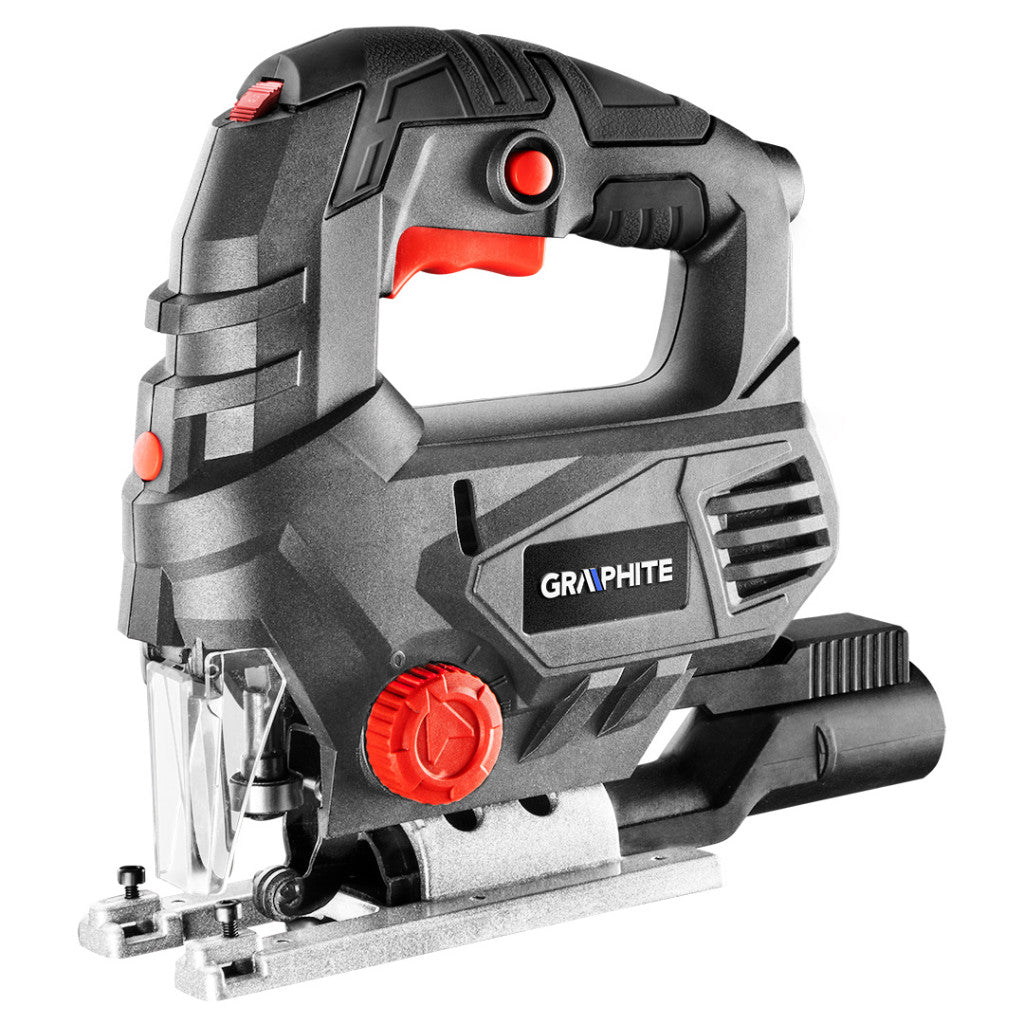 GRAPHITE Dekopírfűrész 650W, 0-3100 min-1, alu talp, koffer 3 év garanciával 58G067