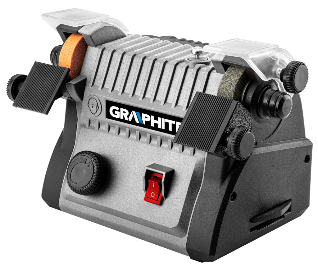 GRAPHITE Akkus köszörű- és polírozógép 3az1-ben, Energy+, CSISZOL, POLÍROZ, flexibilis csiszolófejjel, akku nélkül!!! 3 év garanciával 58G095