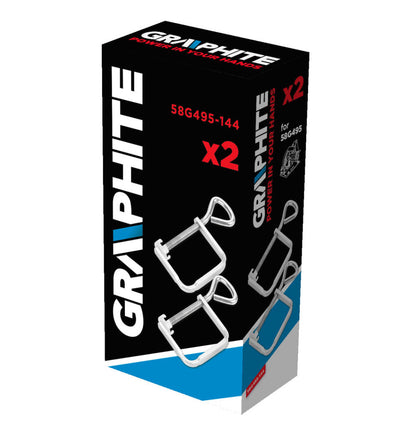 GRAPHITE Bilincs merülőfűrész vezetősínhez (58G495-höz), 2db 58G495-144