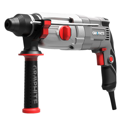GRAPHITE Fúrókalapács vésőfunkcióval, 710W, 2,6 J, SDS PLUS, Koffer 3 év garanciával 58G537
