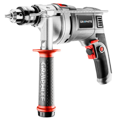 GRAPHITE Ütvefúró 850W, 0-3000/min, 13mm fogastokmány 3 év garanciával 58G728