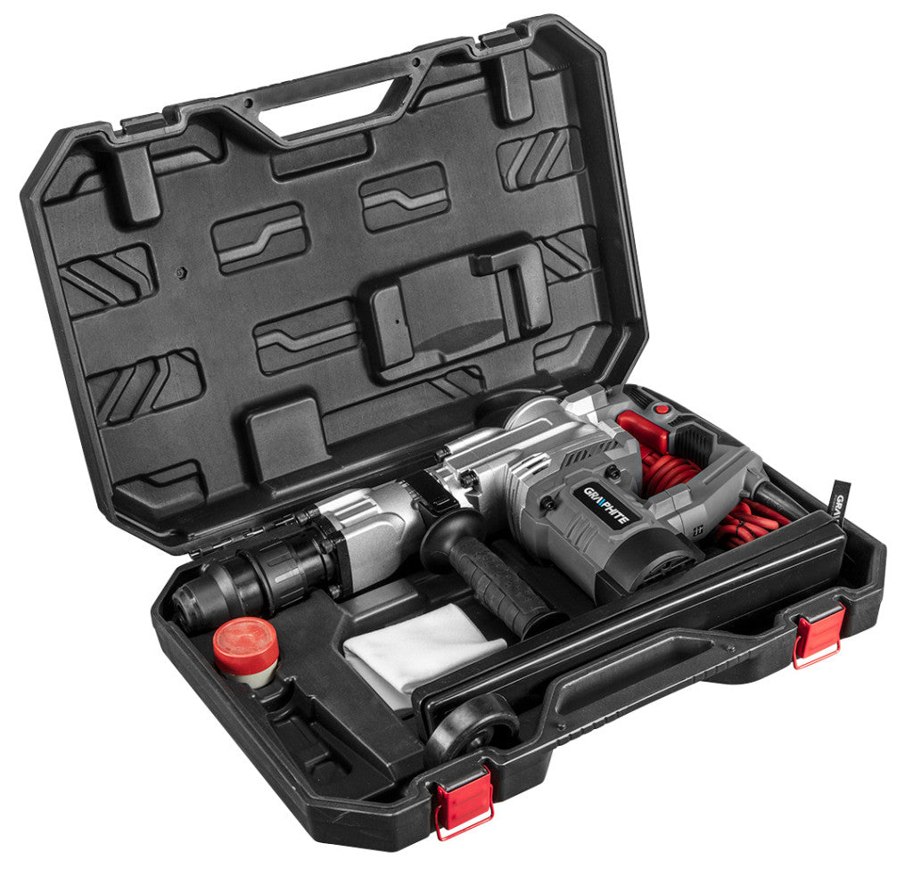 GRAPHITE Bontókalapács, SDS MAX, 1300W, 20J kofferben 3 év garanciával 58G877