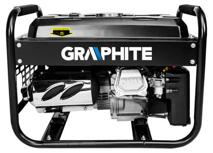 GRAPHITE Áramfejlesztő, generátor, 2-2.2KW, 4 ütemű benzinmotor 3 év garanciával 58G904