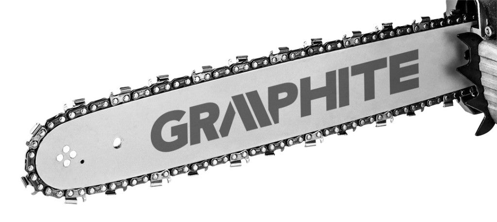GRAPHITE Benzines láncfűrész 2kW (2,7 LE), láncvezető 16" (400mm) 3 év garanciával 58G953