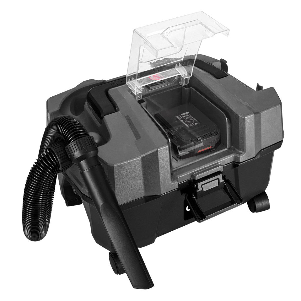 GRAPHITE Akkus száraz/nedves porszívó, Energy+ 18V, 10kPa, 10L porgyűjtő, akku nélkül!!! 3 év garanciával 58GE105