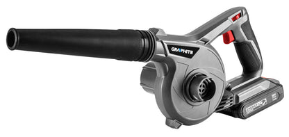 GRAPHITE Akkus lombfúvó szívó funkcióval, műhelybe is, Energy+, 18V, akku nélkül!!! 3 év garanciával 58GE118