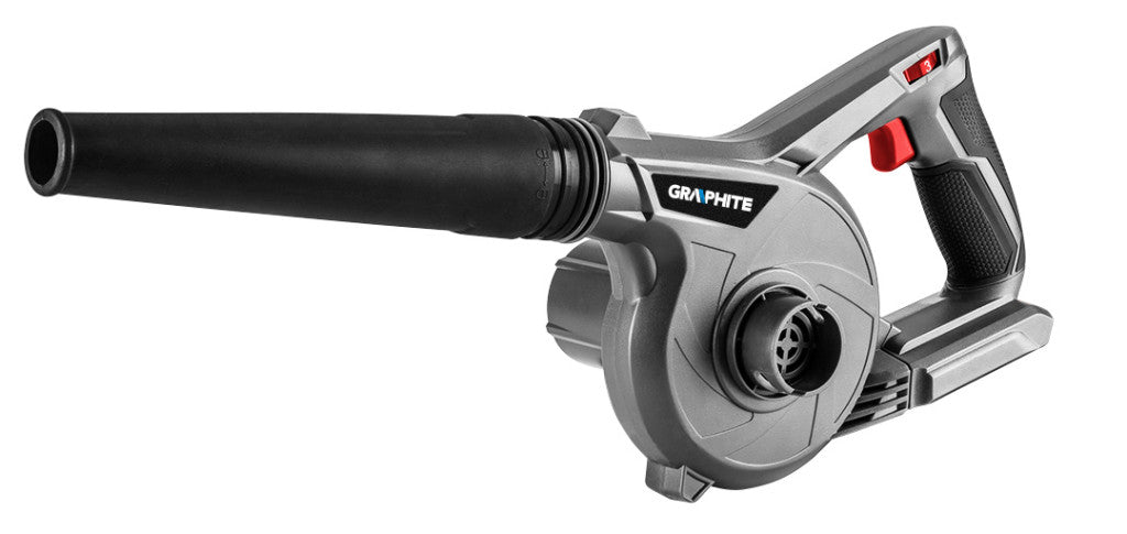 GRAPHITE Akkus lombfúvó szívó funkcióval, műhelybe is, Energy+, 18V, akku nélkül!!! 3 év garanciával 58GE118