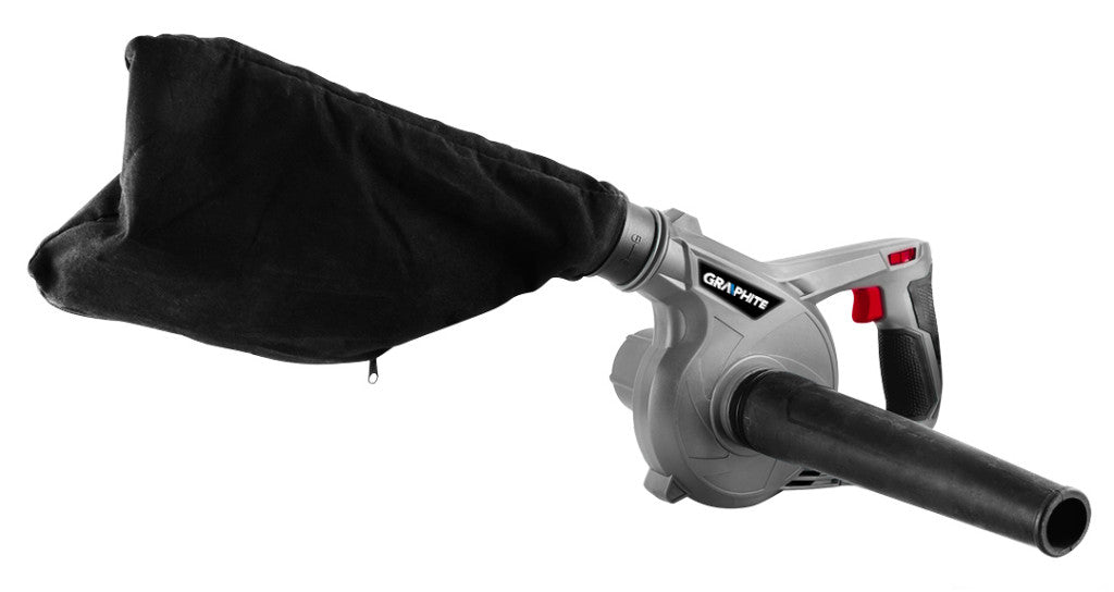 GRAPHITE Akkus lombfúvó szívó funkcióval, műhelybe is, Energy+, 18V, akku nélkül!!! 3 év garanciával 58GE118