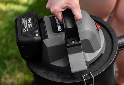 GRAPHITE Akkus hamuszívó, Energy+ 18V, 15 literes fém tartály, Graphite 3 év garanciával 58GE125
