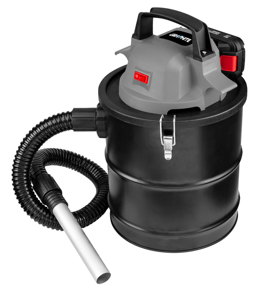 GRAPHITE Akkus hamuszívó, Energy+ 18V, 15 literes fém tartály, Graphite 3 év garanciával 58GE125