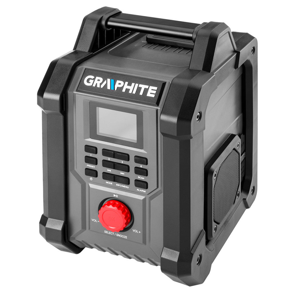 GRAPHITE Akkus rádió, Energy+, 18V, akku nélkül!!! 3 év garanciával 58GE128