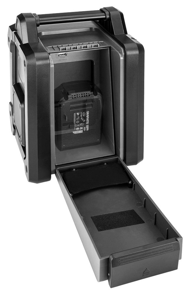 GRAPHITE Akkus rádió, Energy+, 18V, akku nélkül!!! 3 év garanciával 58GE128