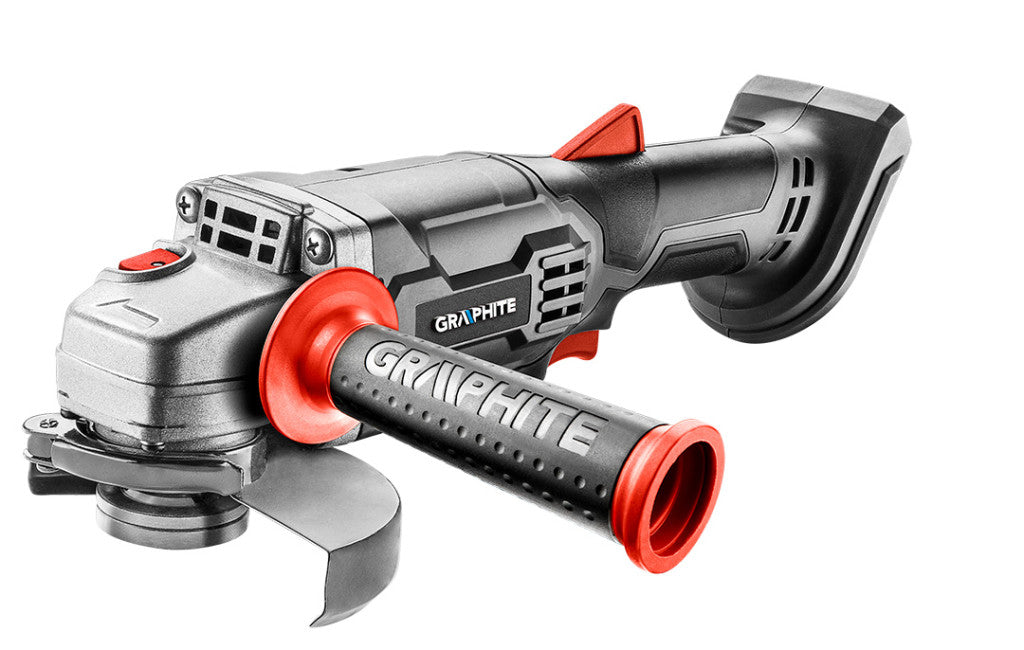 GRAPHITE Akkus sarokcsiszoló, 125mm Energy+ 18V, akku nélkül 3 év garanciával 58GE130