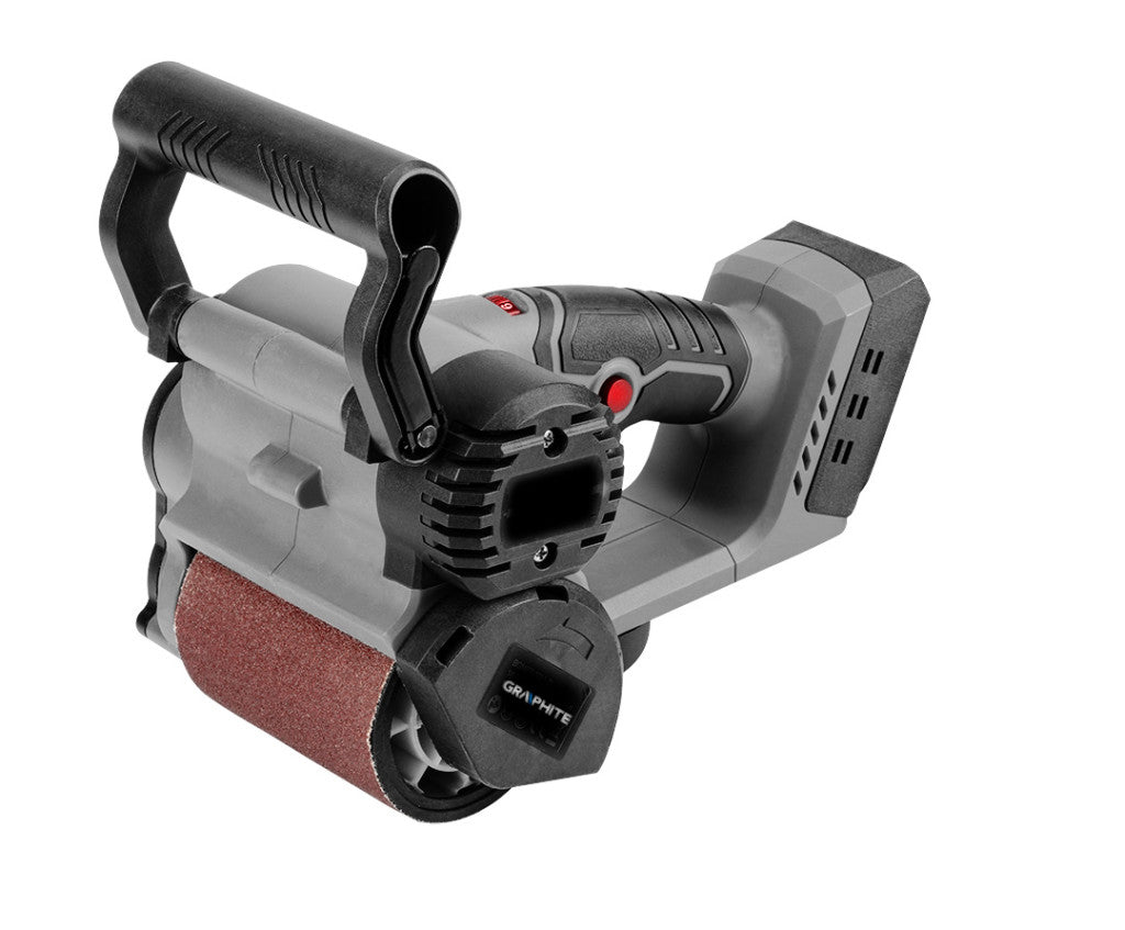 GRAPHITE Akkus szénkefementes hengeres síkcsiszológép, Energy+, 18V 3 év garanciával 58GE137