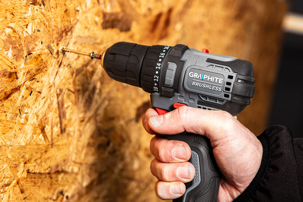 GRAPHITE Akkus szénkefementes fúró, csavarozó, Energy+, 18V, Kompakt méret, 10mm-es tokmány, akku nélkül! 3 év garanciával 58GE139